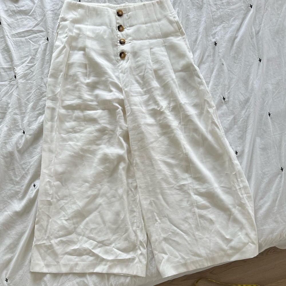 Zara TRF wide leg trousers